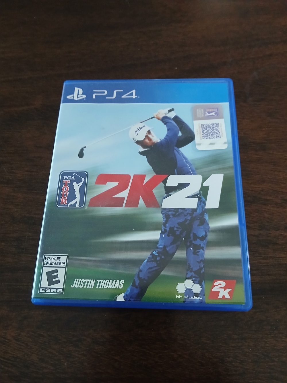 adidas PS4 Golf Game Cover with Blue Accents